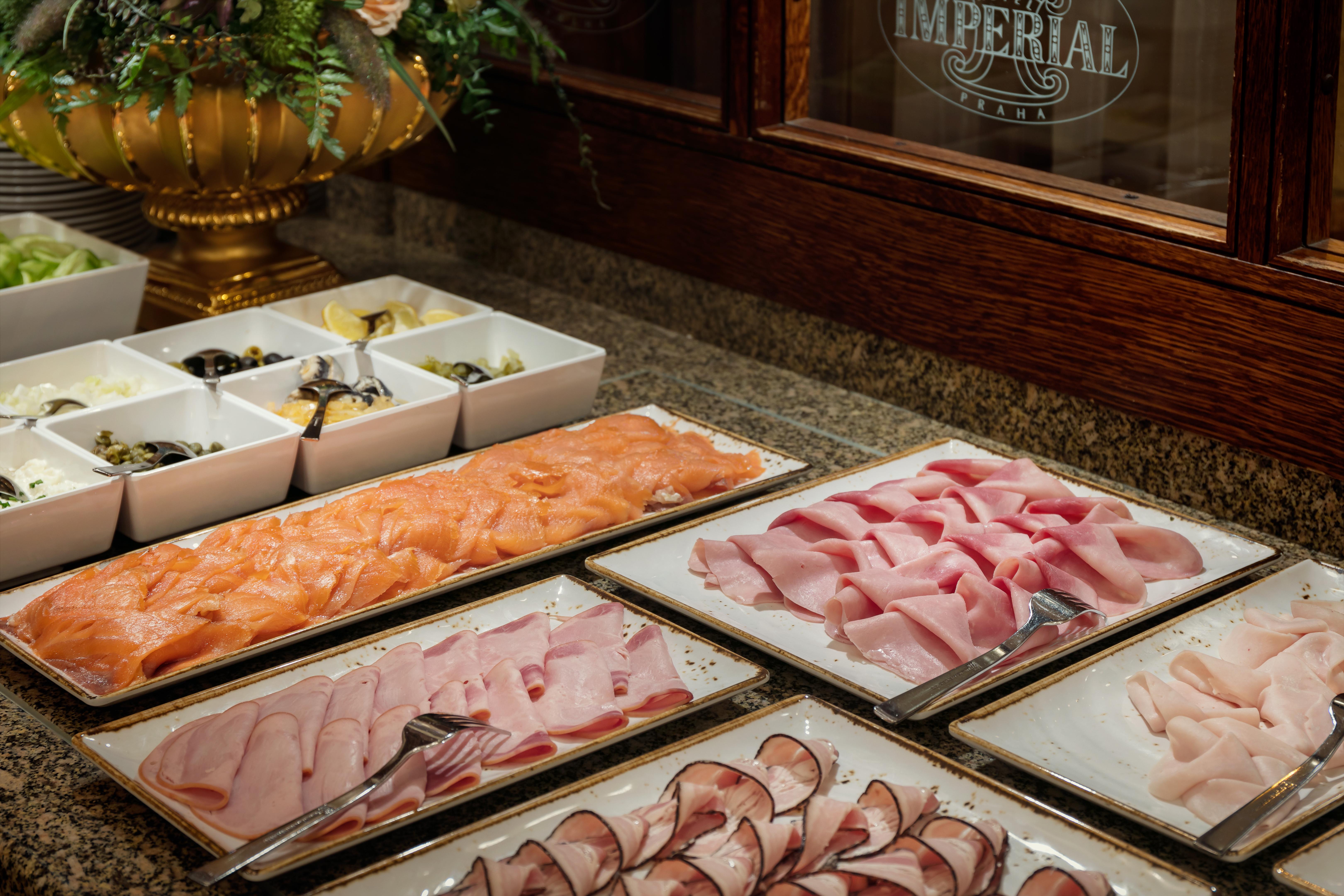 Art Deco Imperial Hotel Прага Екстер'єр фото A selection of cold cuts