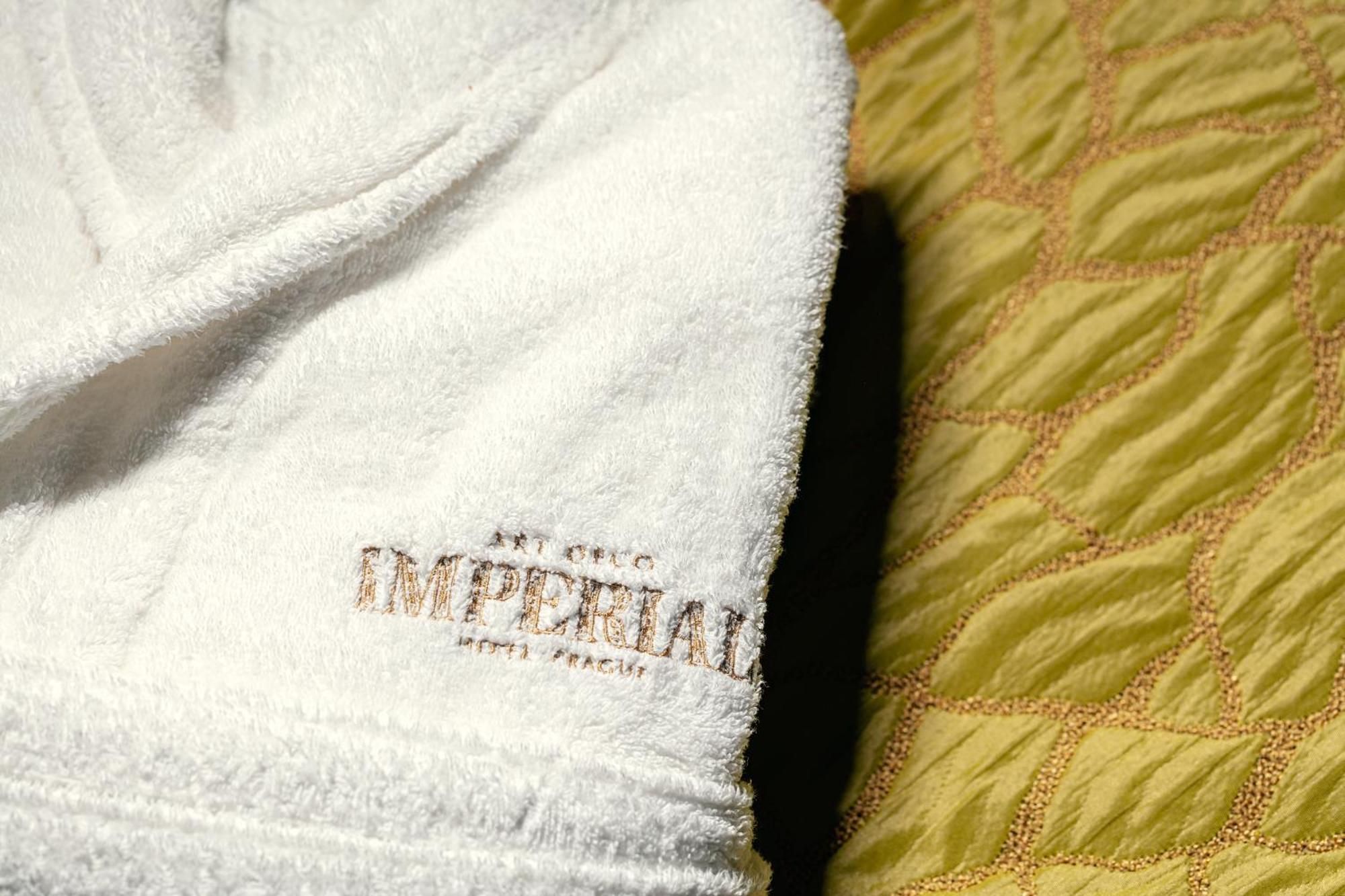 Art Deco Imperial Hotel Прага Екстер'єр фото A white towel
